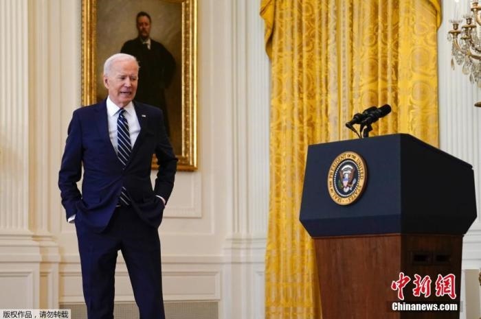 資料圖：美國總統(tǒng)拜登。