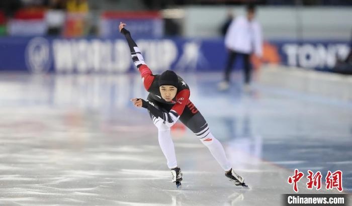 高亭宇在比賽中。圖片來源：黑龍江省體育局。