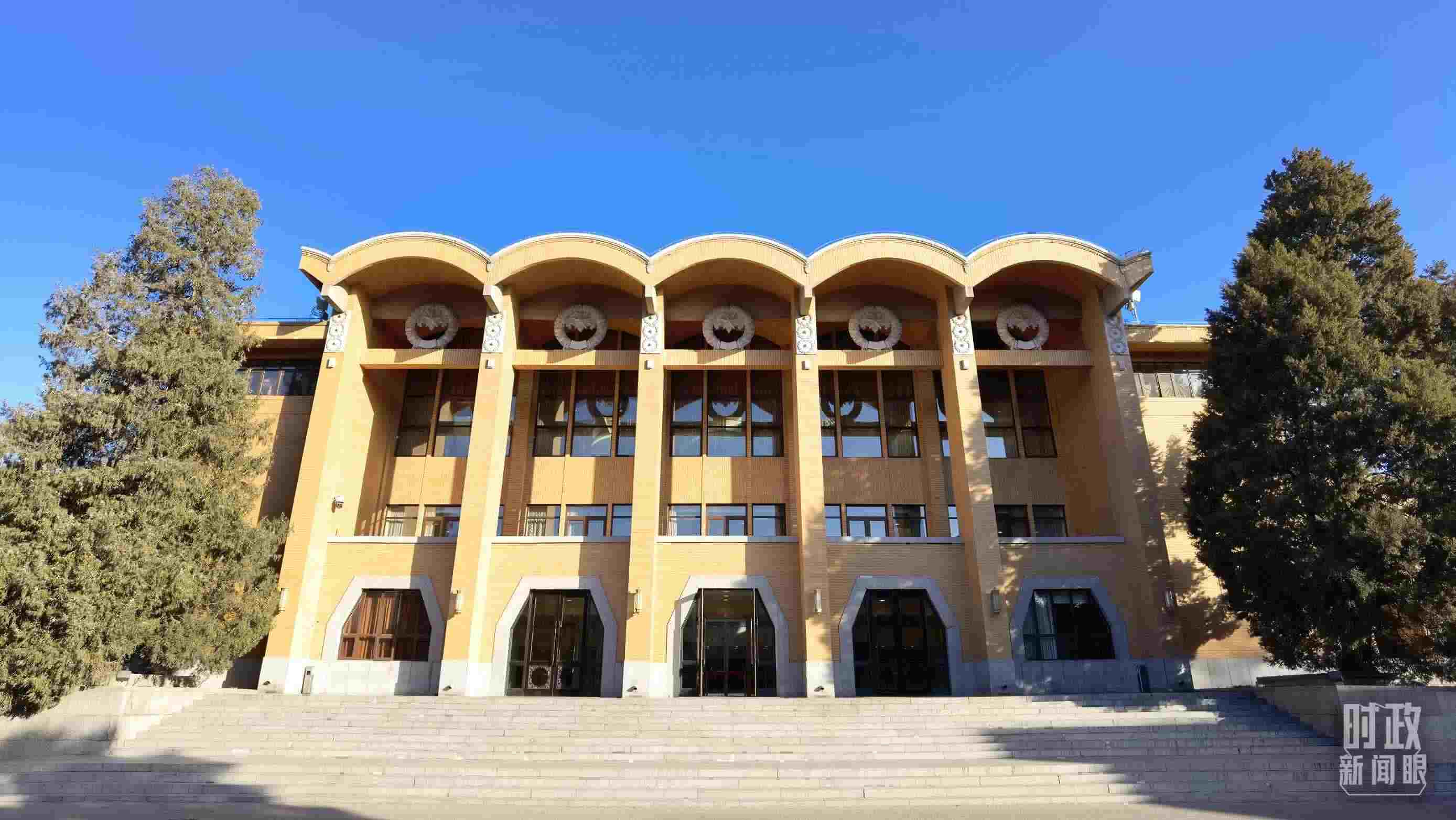 △2023年3月1日，中央黨校建校90周年慶祝大會在這里舉行。（總臺央視記者石丞拍攝）