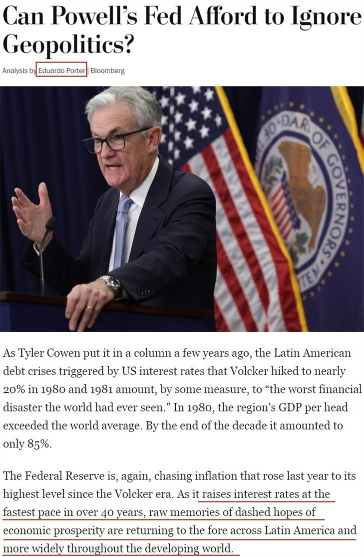 十次加息，美國如何傷害了世界