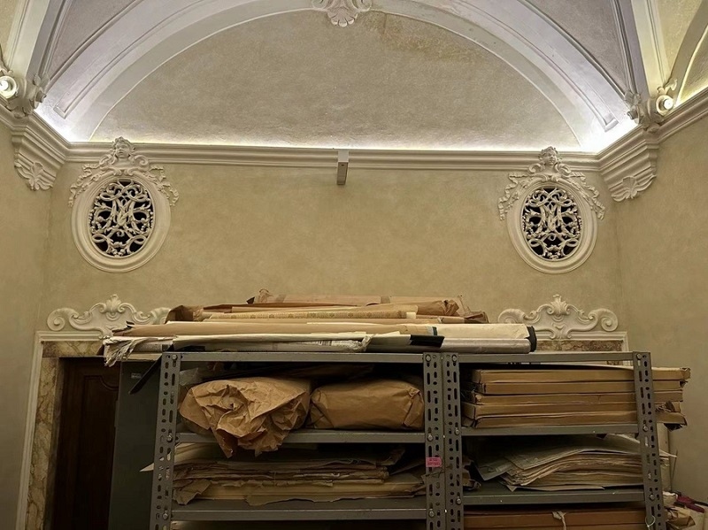 美第奇洛倫佐圖書(shū)館保存古籍。中藝國(guó)際供圖