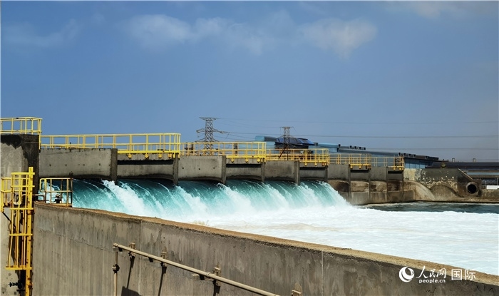 圖為取排水工程項(xiàng)目一景。人民網(wǎng)記者管克江攝