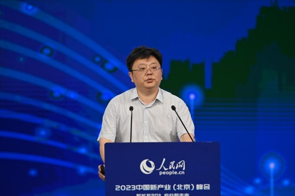 傳播內(nèi)容認(rèn)知全國重點(diǎn)實(shí)驗(yàn)室首席科學(xué)家張勇東。人民網(wǎng)記者 于凱攝