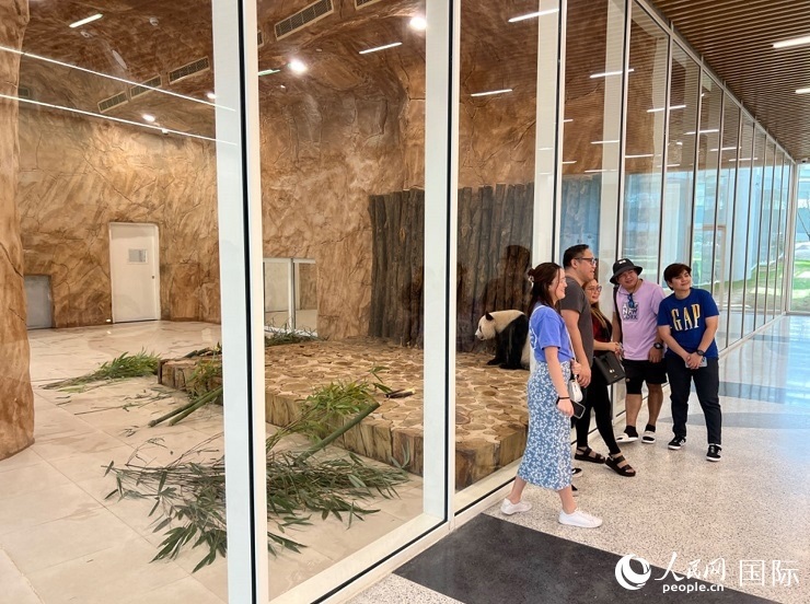 當?shù)赜慰团c“四?！焙嫌?。人民網(wǎng)記者 張志文攝