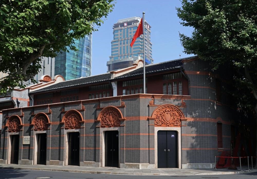 2023年6月9日拍攝的中共一大會(huì)址外景。新華社記者 劉穎 攝