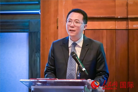 吳文海致辭。人民網(wǎng) 郭錦標(biāo)攝