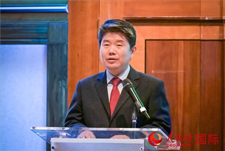 李立言致辭。人民網(wǎng) 郭錦標(biāo)攝