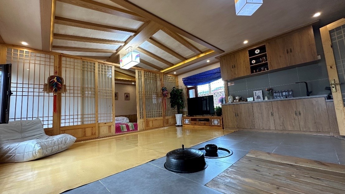 具有朝鮮族特色的民宿。人民網(wǎng)記者 金洪花 攝