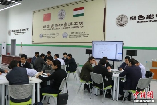 2023年4月，位于杜尚別的塔吉克斯坦魯班工坊課堂。張碩 攝