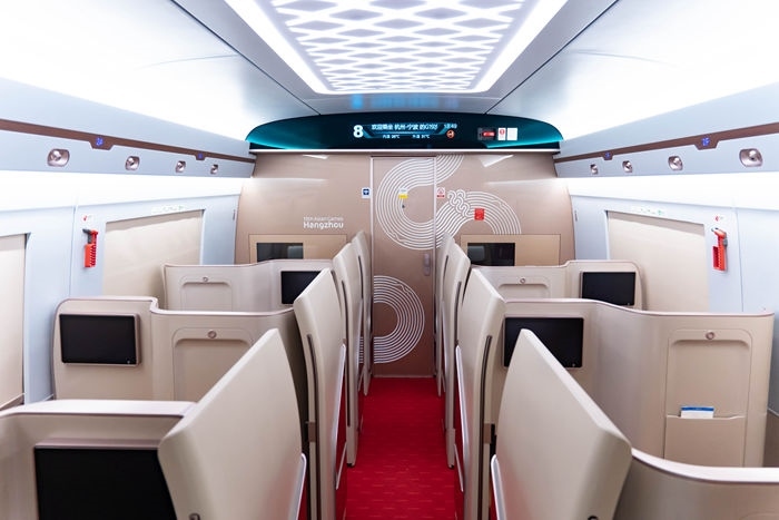 復興號亞運智能動車組列車。上海鐵路局融媒體中心供圖