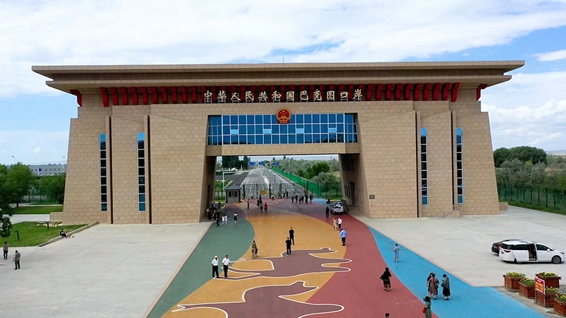 圖為塔城巴克圖口岸。塔城融媒體中心 張亭宇攝