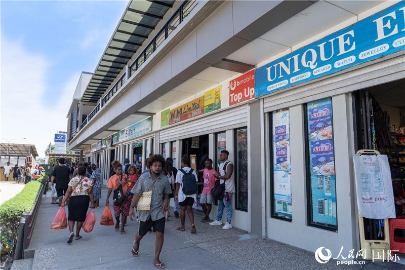 2023年9月12日，所羅門群島首都霍尼亞拉街景。人民網(wǎng) 賀吉攝