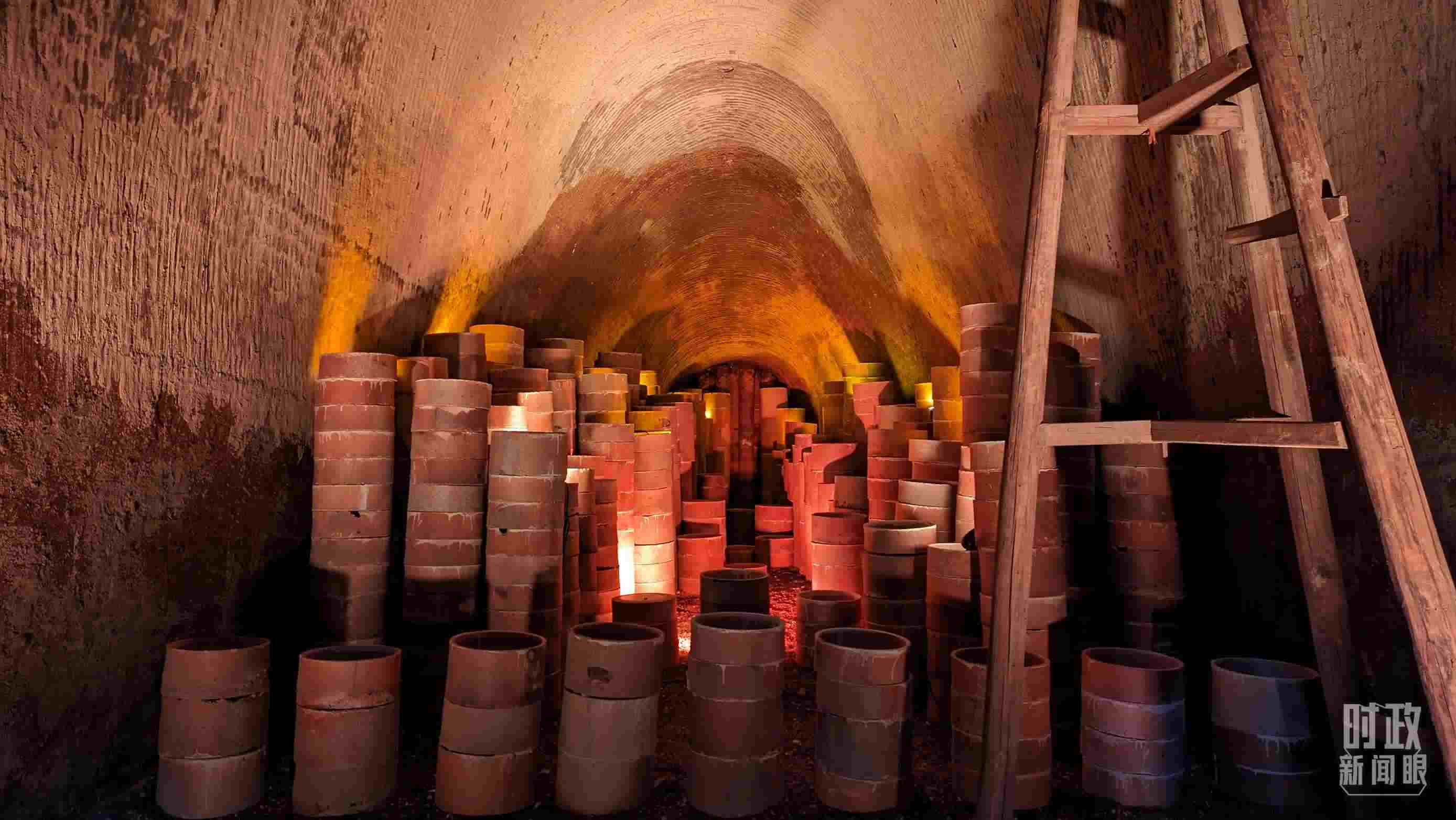 △當(dāng)?shù)噩F(xiàn)存最大的柴窯——徐家窯。（總臺(tái)央視記者朱超拍攝）