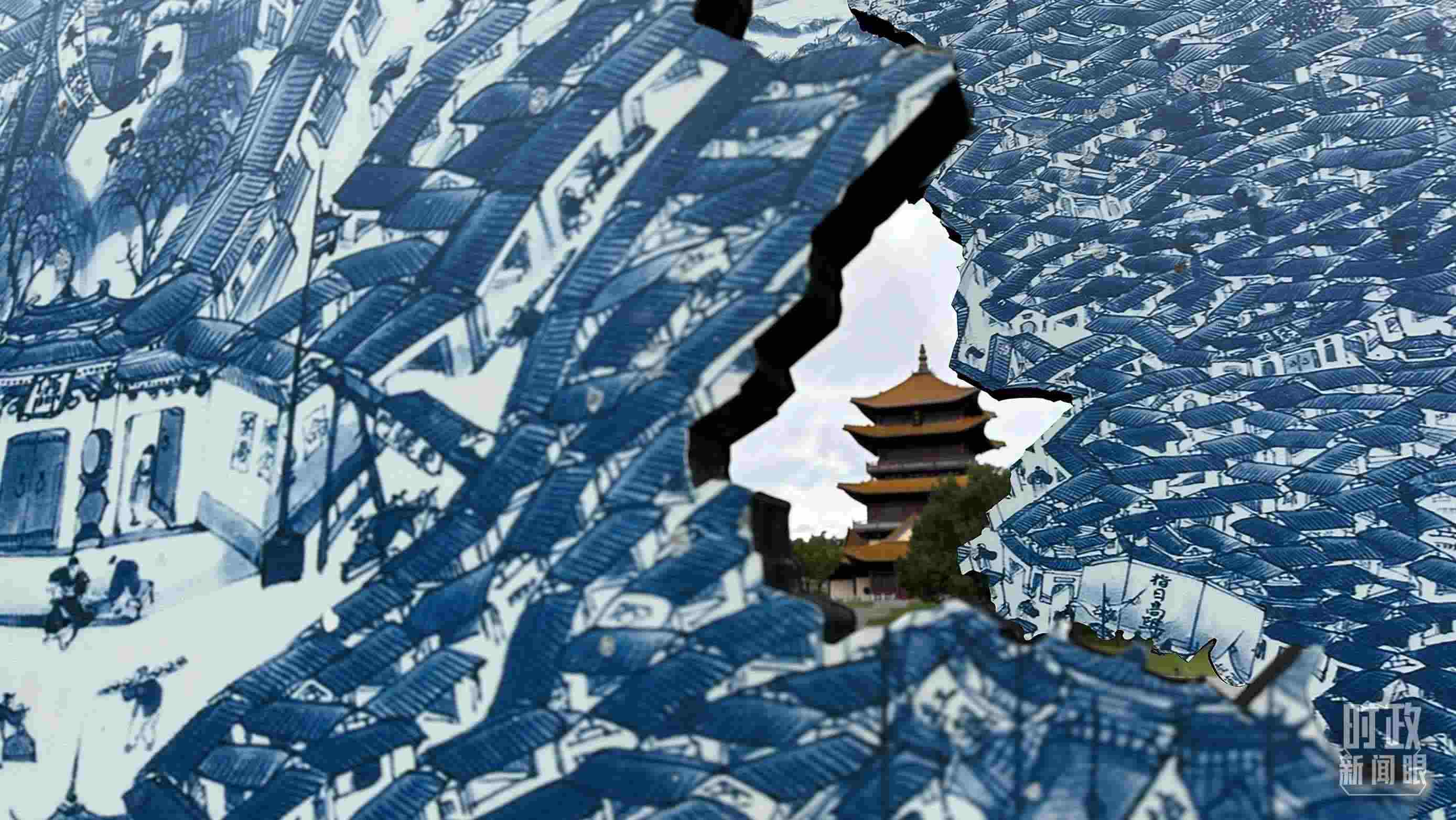 △位于陶陽(yáng)里歷史文化街區(qū)內(nèi)的龍珠閣。（總臺(tái)央視記者趙化拍攝）