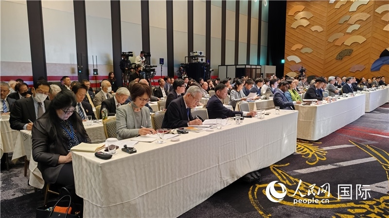 “一帶一路”倡議十周年國際研討會(huì)現(xiàn)場。人民網(wǎng) 蔣曉辰攝
