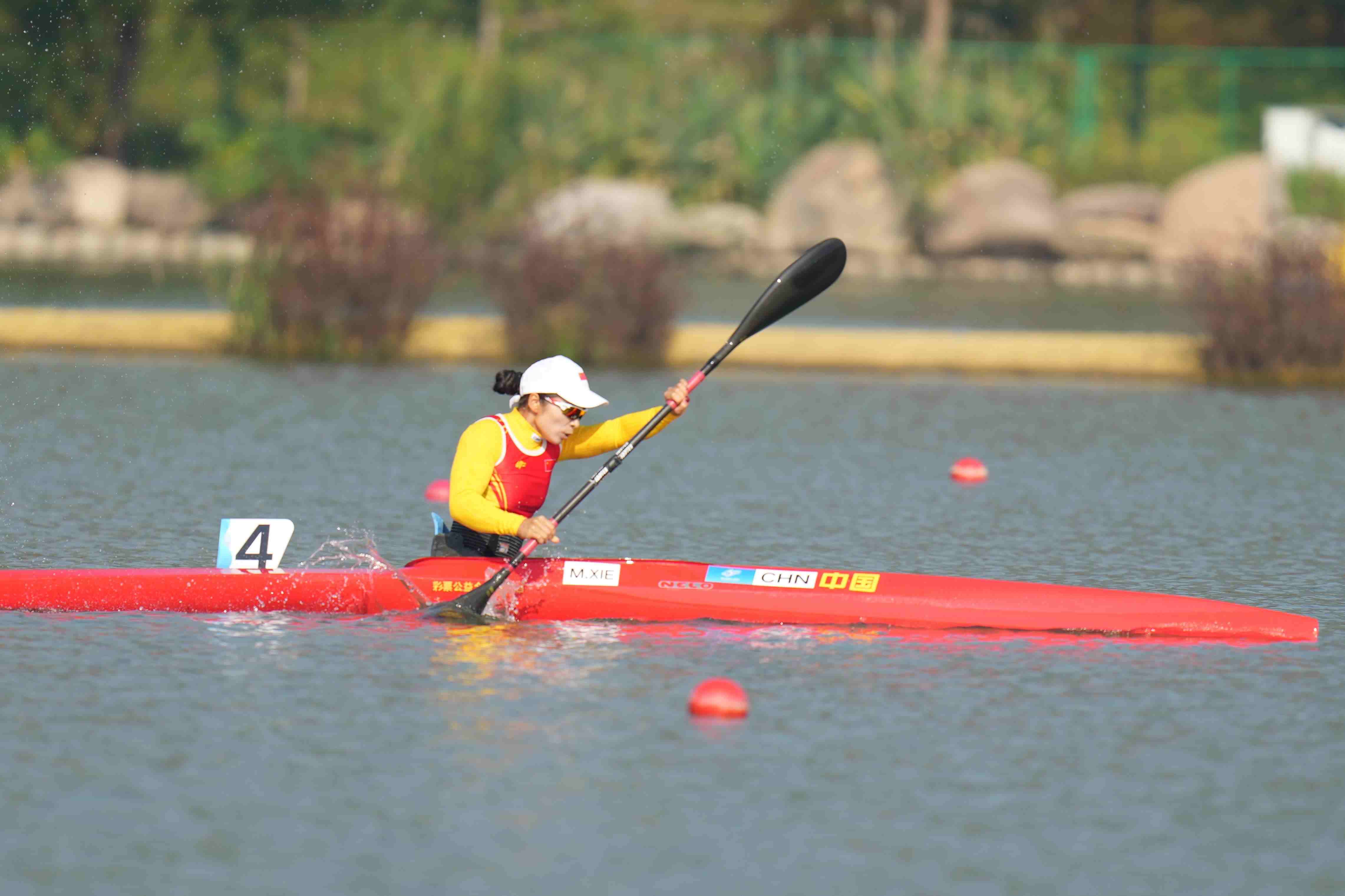 △2023年10月23日，中國選手謝毛三獲得本屆亞殘運(yùn)會(huì)首金。