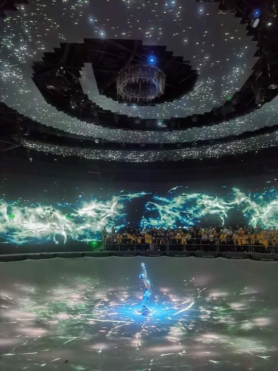 《天釀》演出場(chǎng)景。本報(bào)記者常雯宜攝