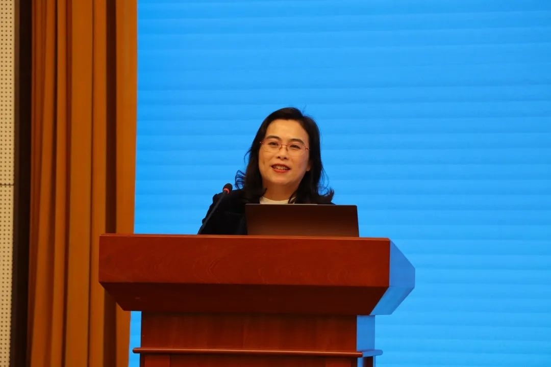 浙江師范大學(xué)副校長(zhǎng)張建珍致辭。主辦方供圖