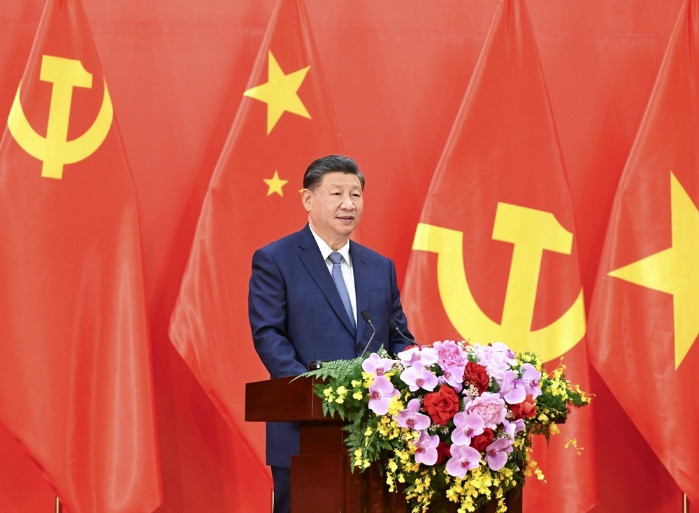 習(xí)近平總書記發(fā)表題為《賡續(xù)傳統(tǒng)友誼，開創(chuàng)中越命運共同體建設(shè)新征程》的重要講話。