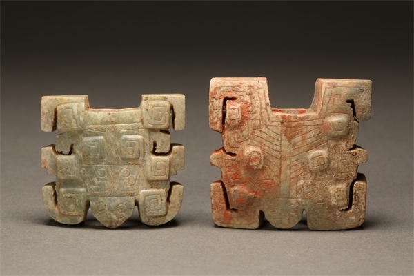獸面形玉飾件。國(guó)家文物局供圖