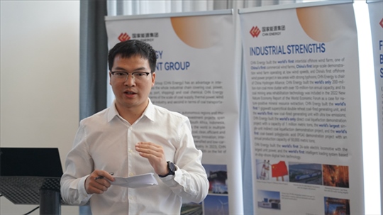 龍源公司代表發(fā)言致辭。 人民網(wǎng) 張茜攝