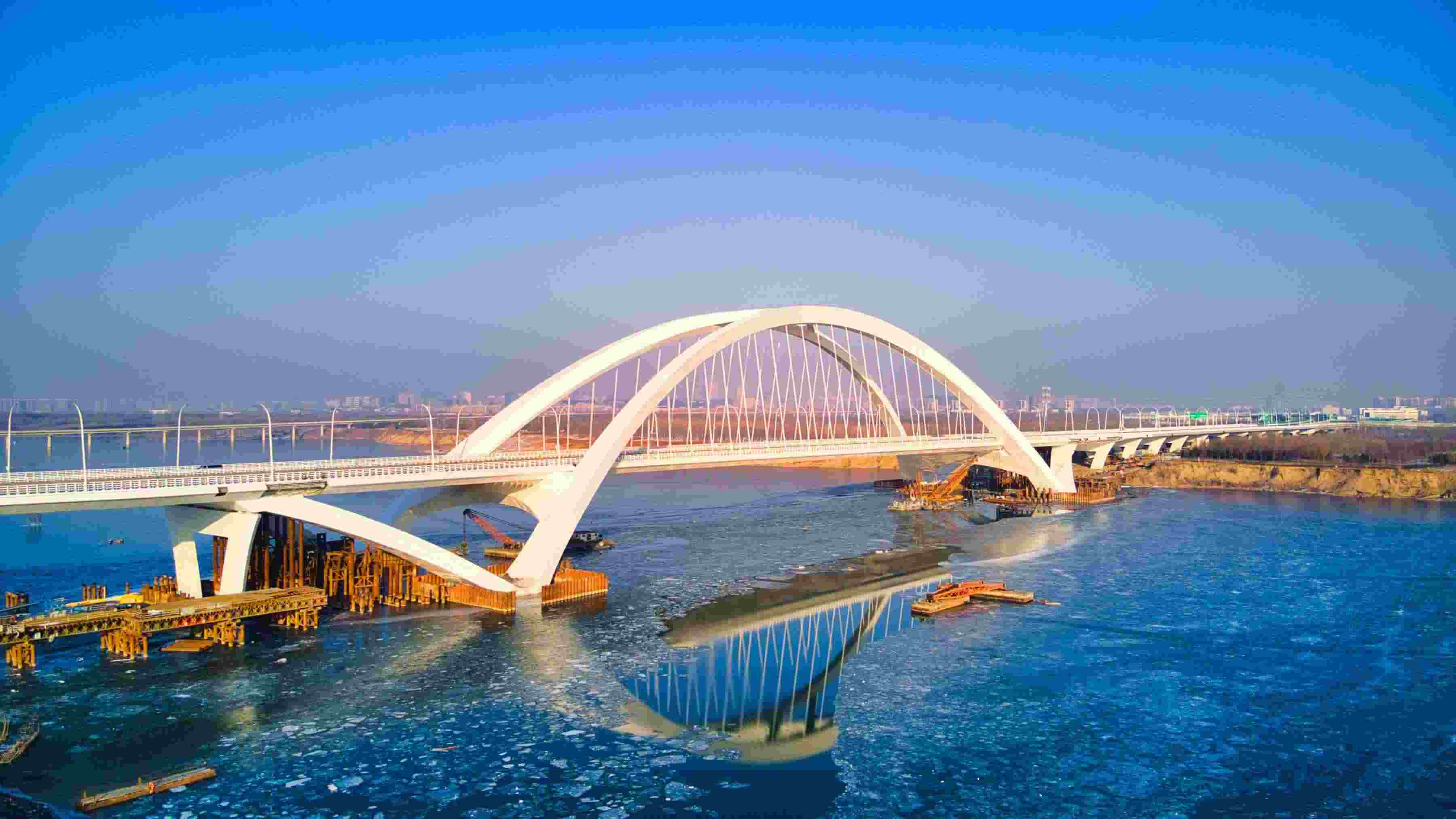 開通后的京雄大橋。受訪方供圖