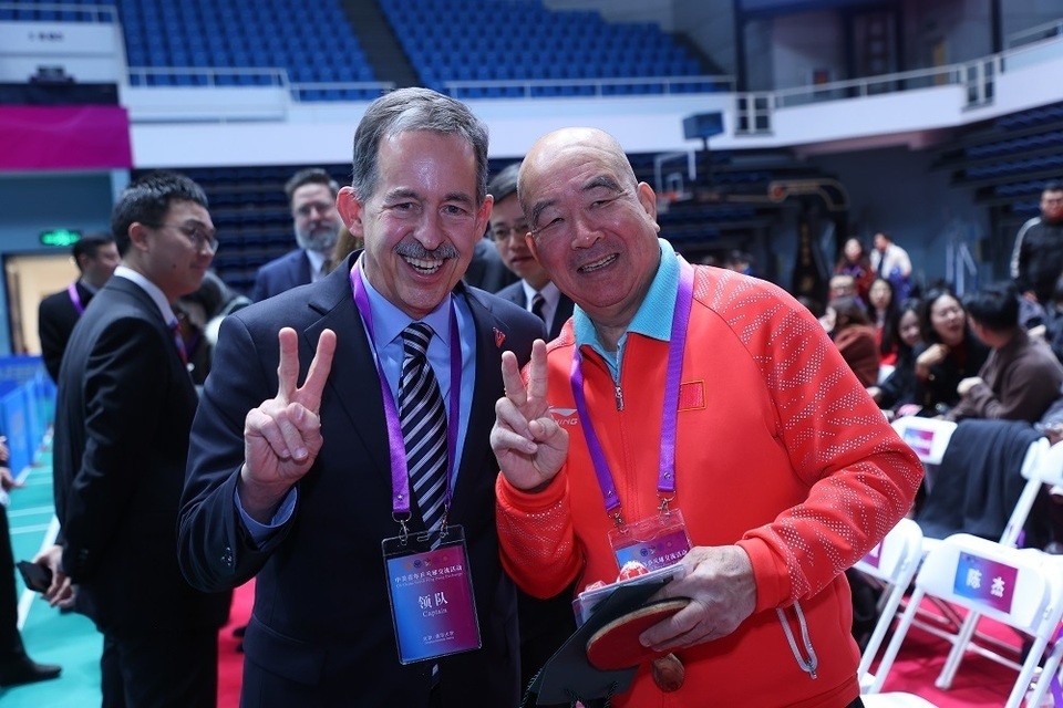 資訊有故事︱美國弗吉尼亞大學(xué)乒乓球代表團(tuán)訪華:重走乒乓路 一起向未來