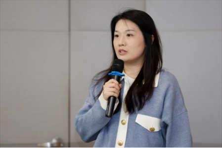 人民在線產(chǎn)品研發(fā)部主任、人民版權(quán)負責人劉曉曈發(fā)言