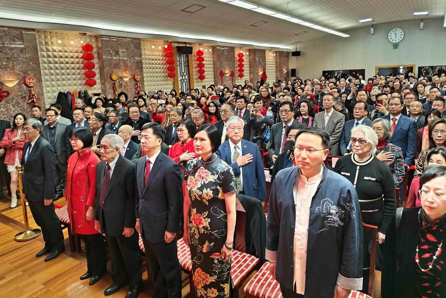 領(lǐng)區(qū)各州代表參加招待會(huì)。主辦方供圖