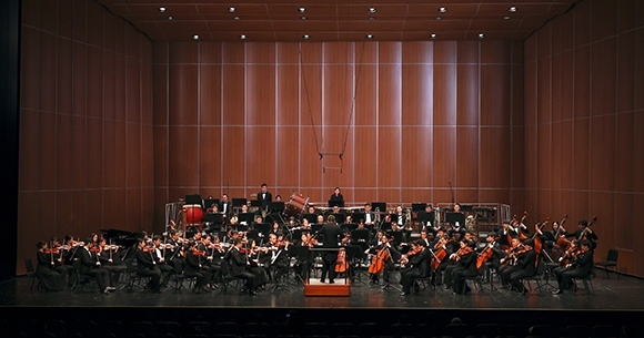 音樂會(huì)現(xiàn)場(chǎng)。學(xué)校供圖