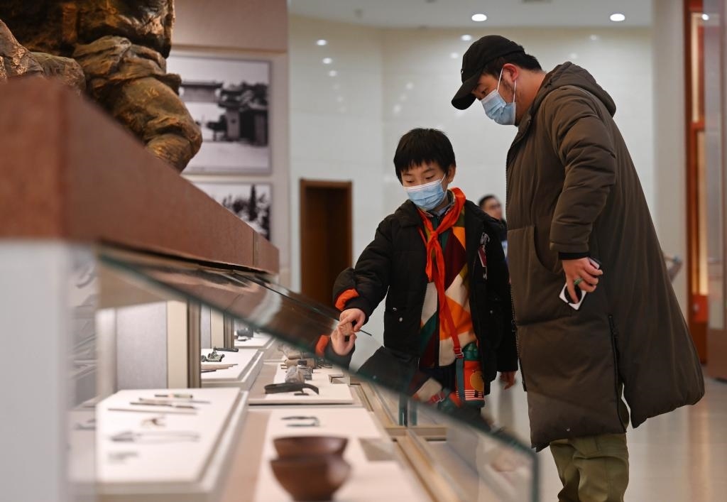 2024年1月29日，市民在平津戰(zhàn)役紀(jì)念館參觀。