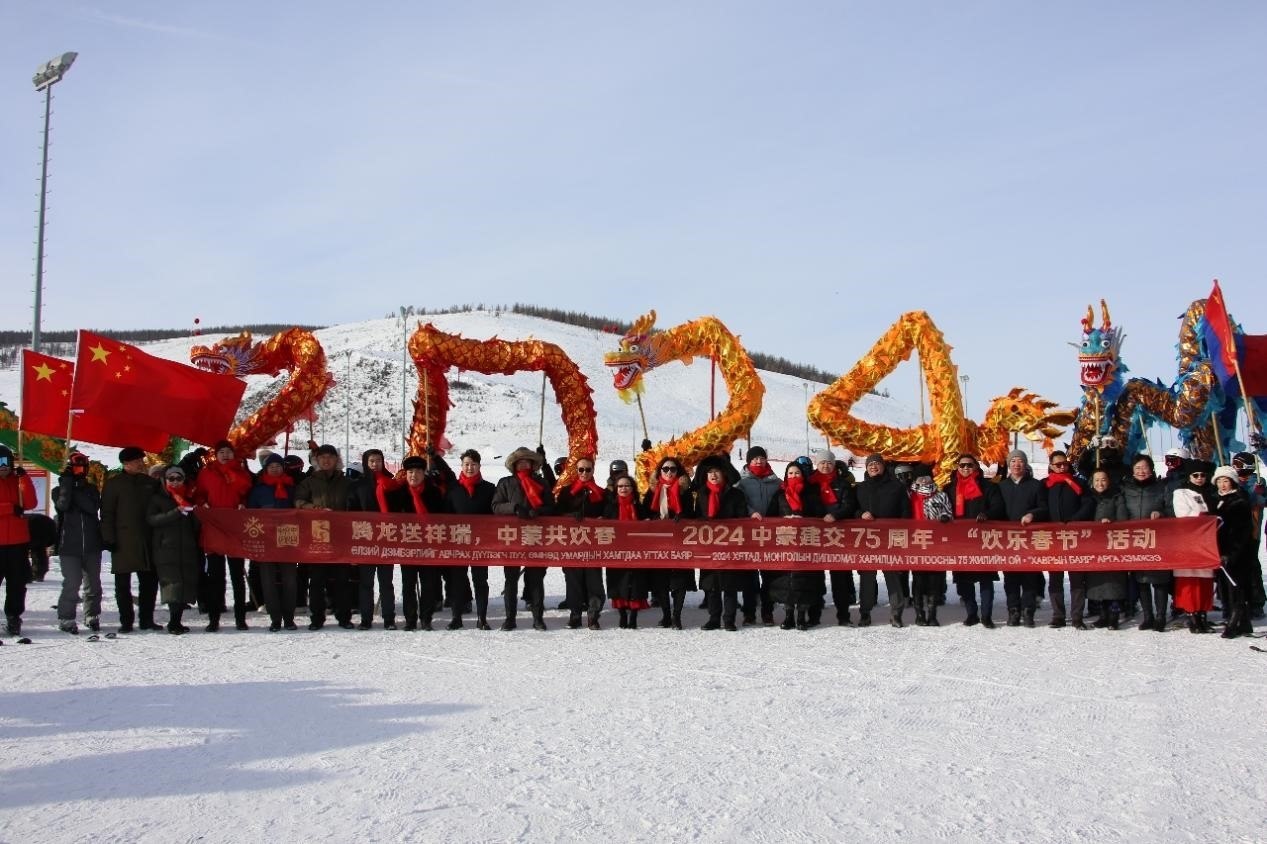 開(kāi)幕式現(xiàn)場(chǎng)。駐蒙古使館供圖