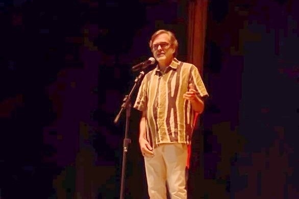 累西腓市政府代表、文化局長梅洛在活動中致辭。中國駐累西腓總領(lǐng)館供圖