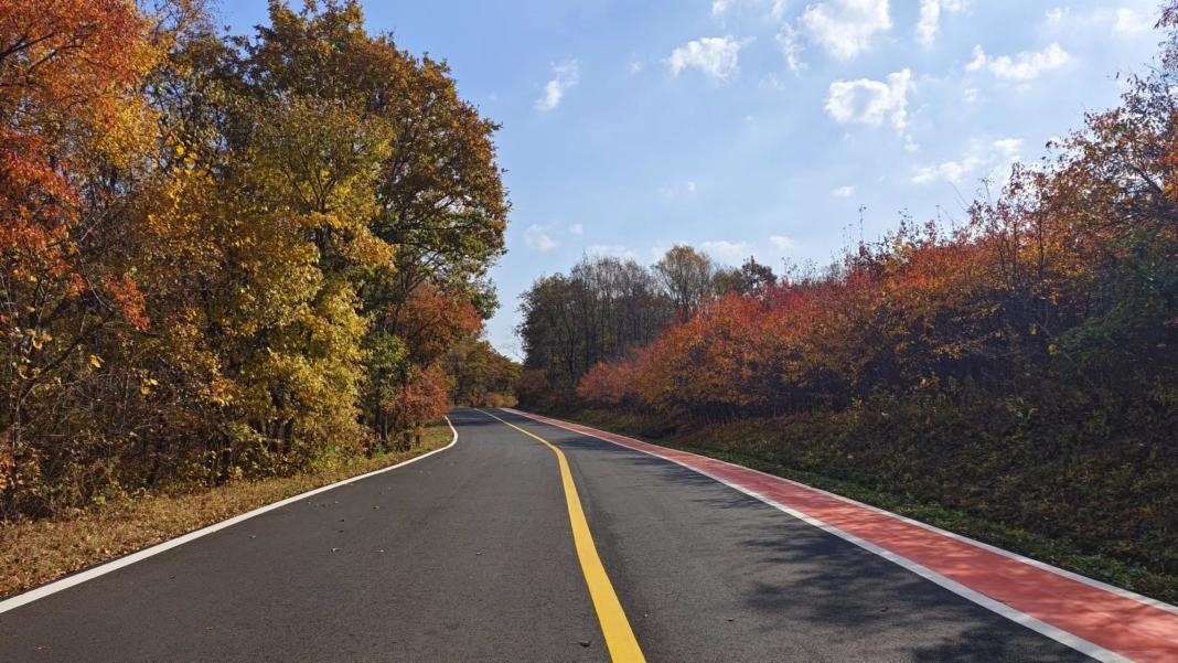 九臺(tái)區(qū)圍繞紅色文化、冰雪資源、特色民宿，進(jìn)一步完善道路功能。九臺(tái)區(qū)委宣傳部供圖