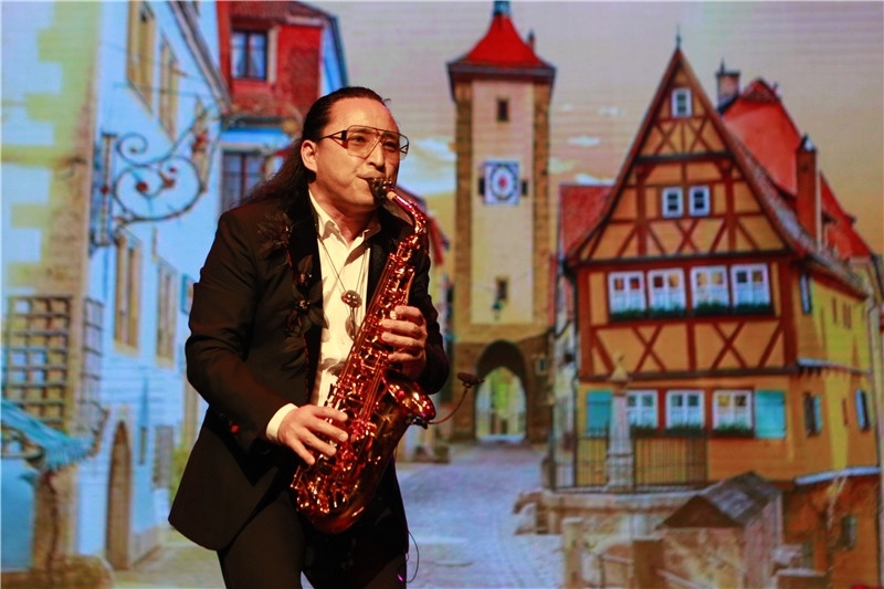 2024年“四海同春”慰?jī)S訪演團(tuán)亞太團(tuán)新西蘭惠靈頓演出現(xiàn)場(chǎng)。圖片由陸欣讌、孟韜、葉勇提供