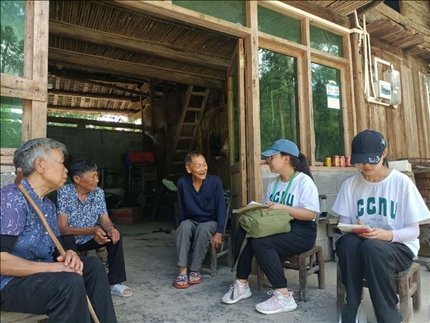 △ 2022年7月，華中師范大學(xué)生命科學(xué)學(xué)院鄉(xiāng)村振興之旅暑期實踐隊赴湖北省恩施市宣恩縣長潭河侗族鄉(xiāng)開展“生態(tài)文明助力鄉(xiāng)村振興”暑期社會實踐活動。