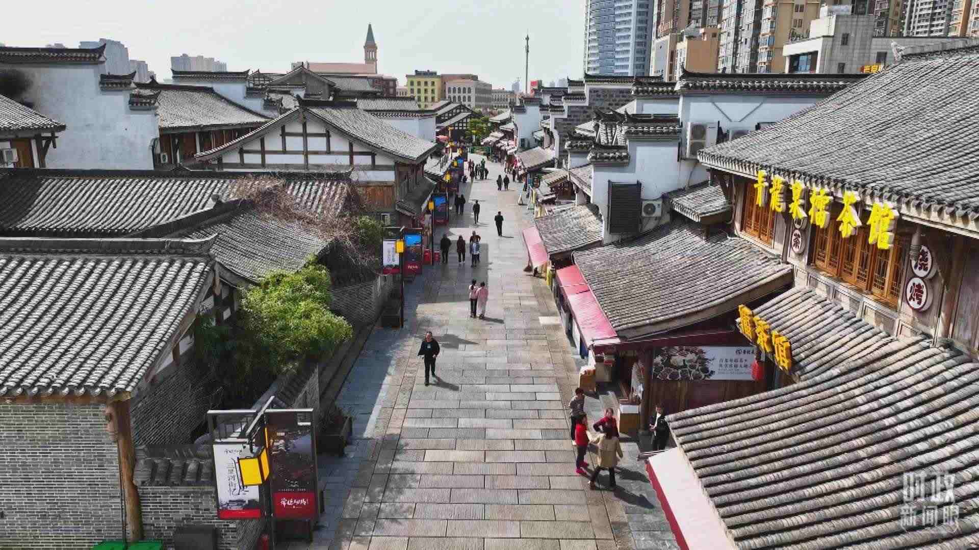 △常德河街。（總臺記者姚鵬、溫盛強拍攝）