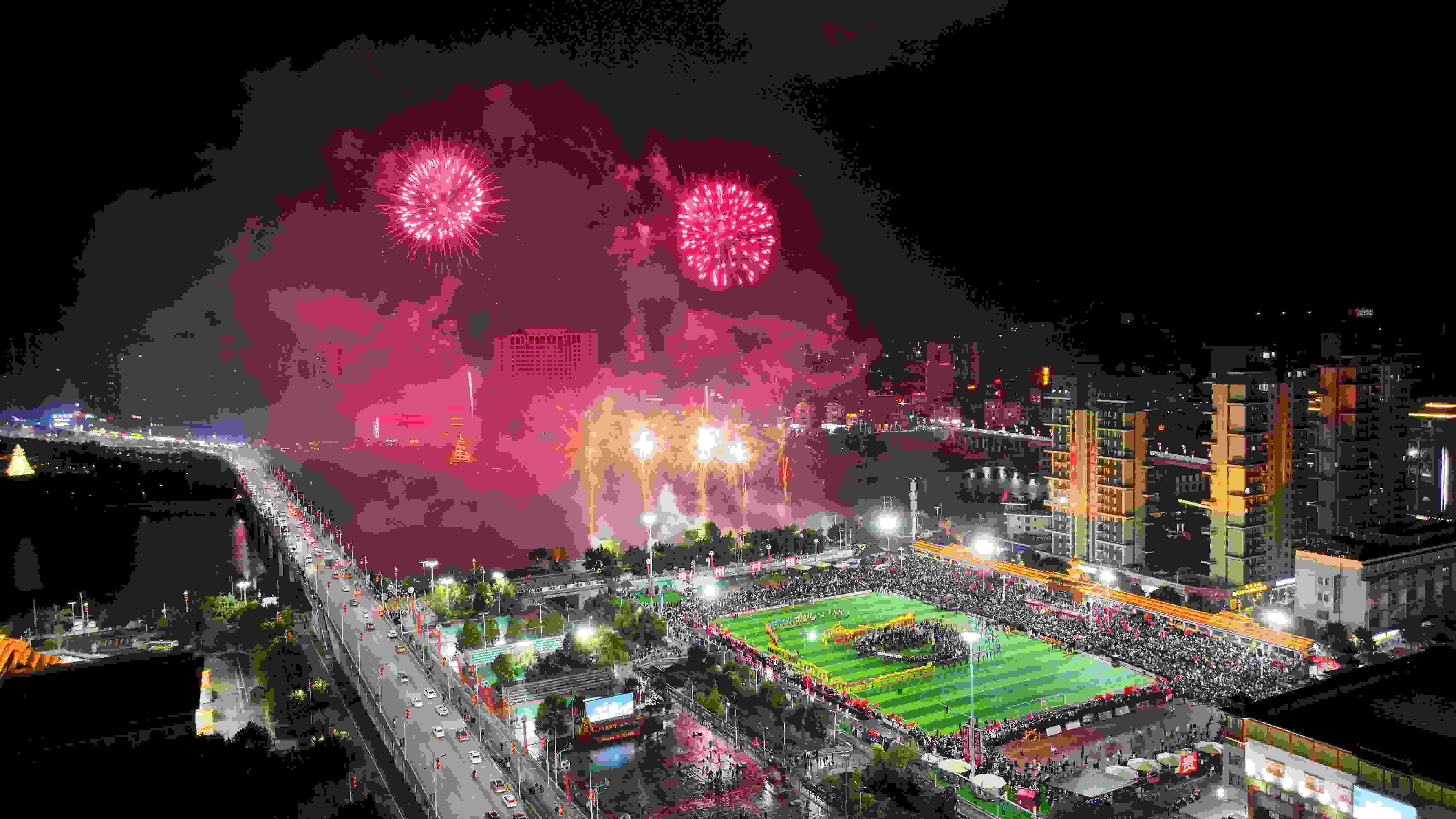 貴州榕江“村超”現場。韋貴金 攝