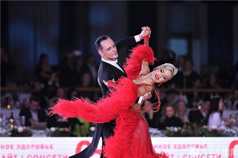 第五屆“克里姆林宮杯”國標舞錦標賽現場。于子恒攝