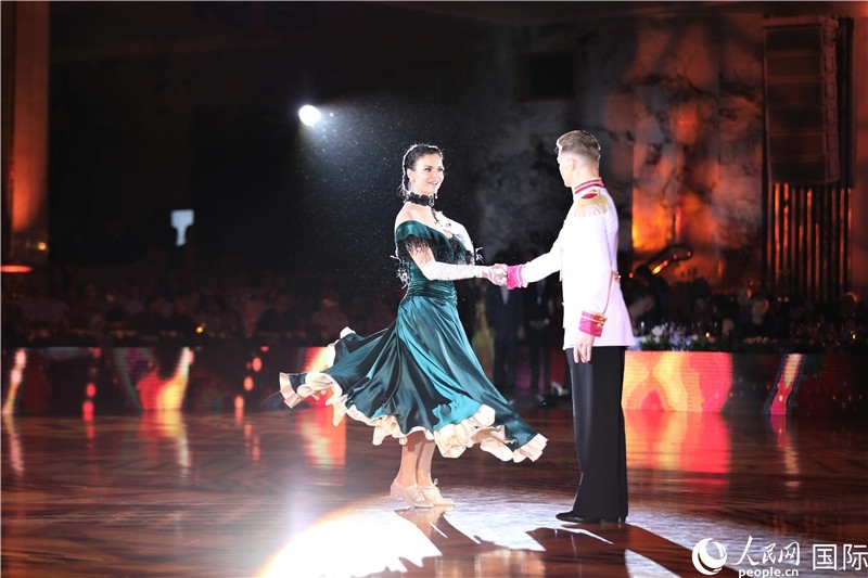 第五屆“克里姆林宮杯”國標舞錦標賽現場。于子恒攝