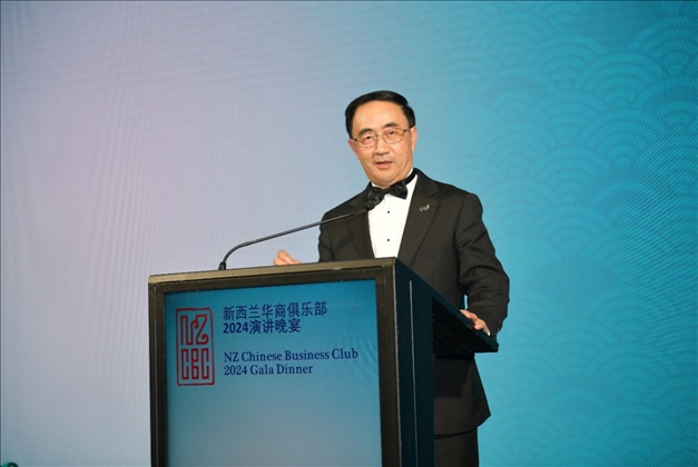 新西蘭華商俱樂(lè)部和華商聯(lián)合總會(huì)主席楊健。主辦方供圖