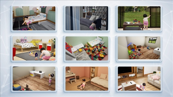 通用智能人“通通”可以自主應(yīng)對多變的場景。受訪者供圖