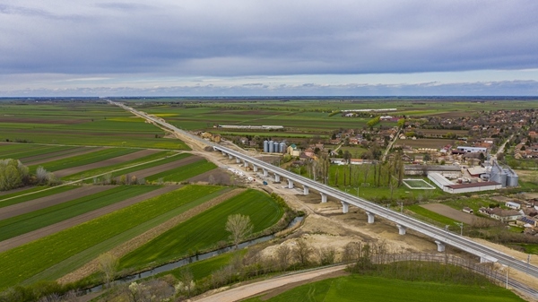 匈塞鐵路塞爾維亞境內(nèi)。中國(guó)鐵路國(guó)際有限公司供圖