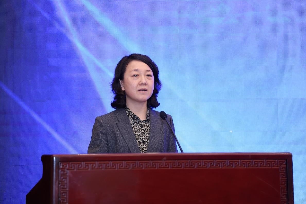 中華全國新聞工作者協(xié)會黨組成員、書記處書記吳兢致辭。主辦方供圖