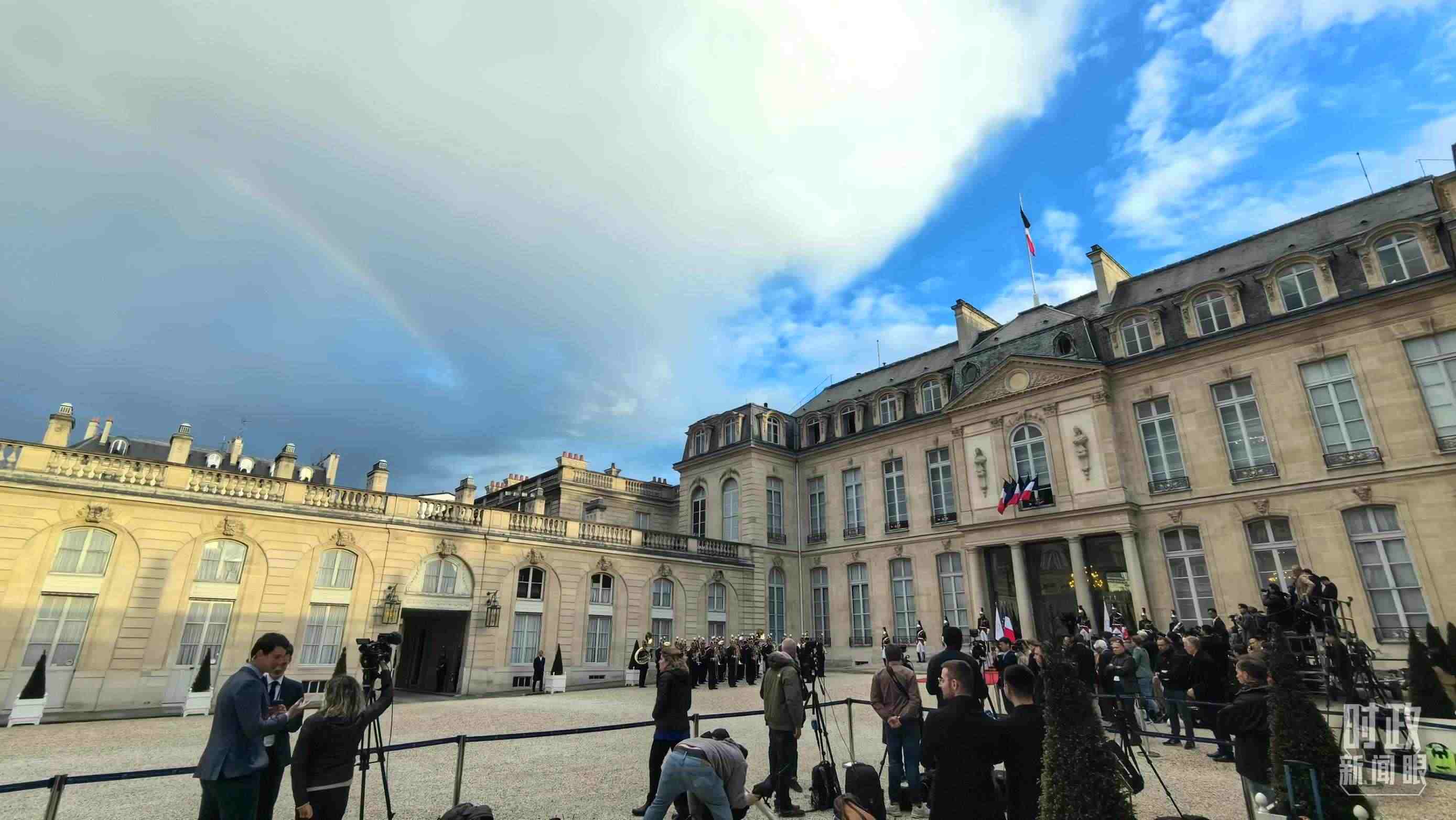 △愛麗舍宮。（總臺央視記者馬超拍攝）