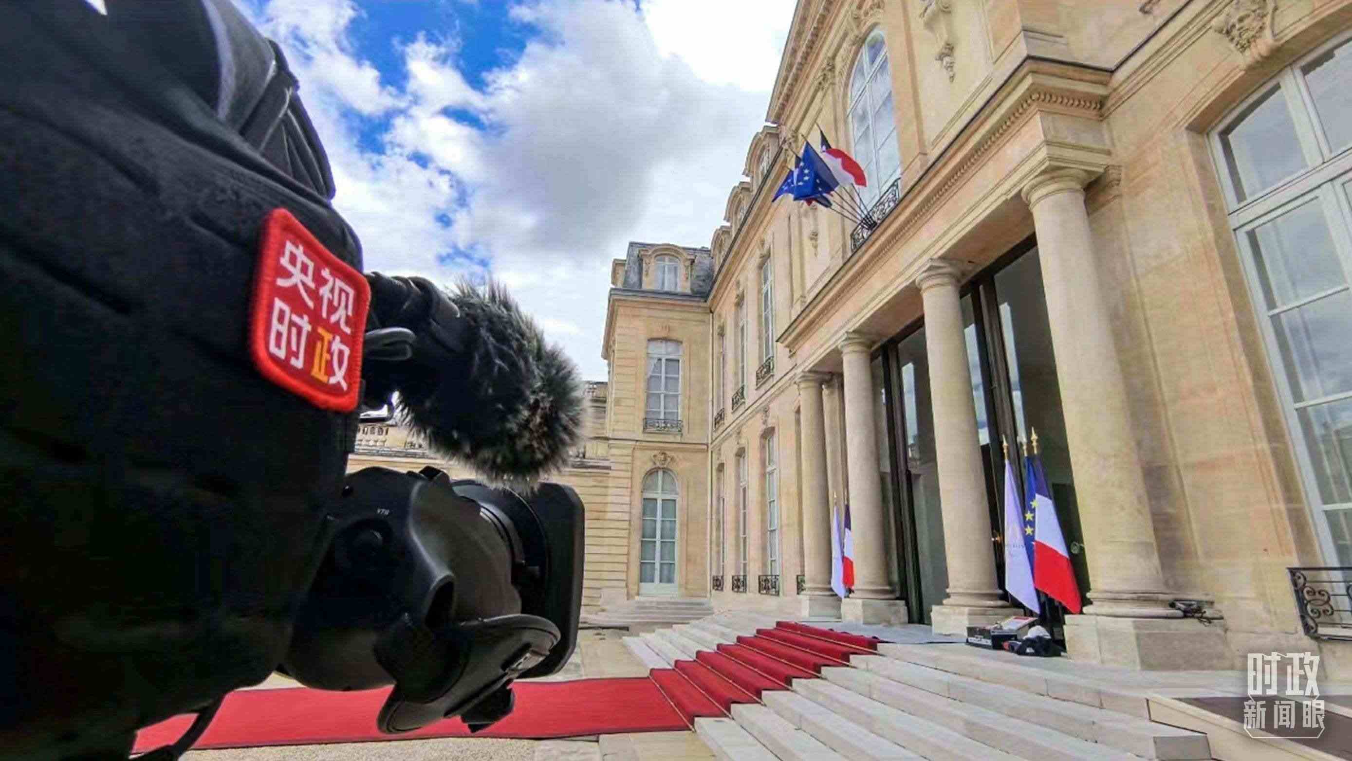 △愛麗舍宮。（總臺央視記者陸泓宇拍攝）