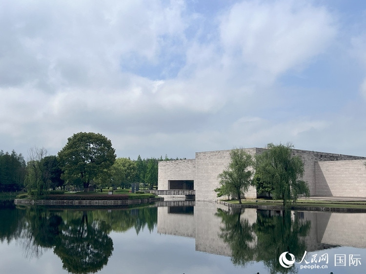 良渚博物院外觀。人民網(wǎng)記者 崔越攝