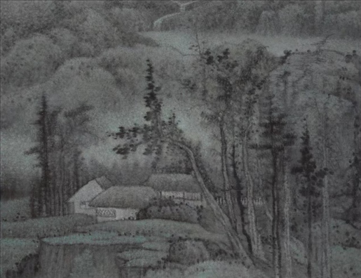 王秦生畫(huà)作《晨寂》。主辦方供圖