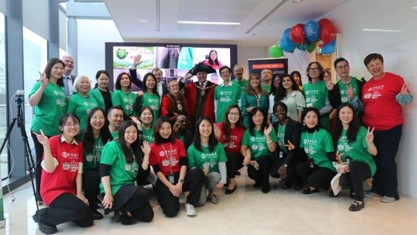 中國銀行倫敦分行參與倫敦金融城慈善日活動(dòng)。資料圖片