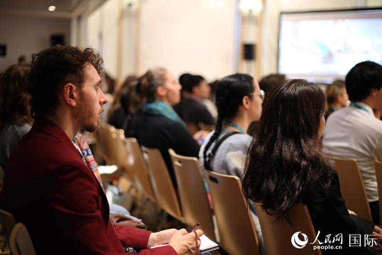 中國優(yōu)秀動畫作品推介會現(xiàn)場。人民網(wǎng)記者 于超凡攝